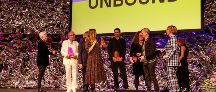 Group of people on a stage