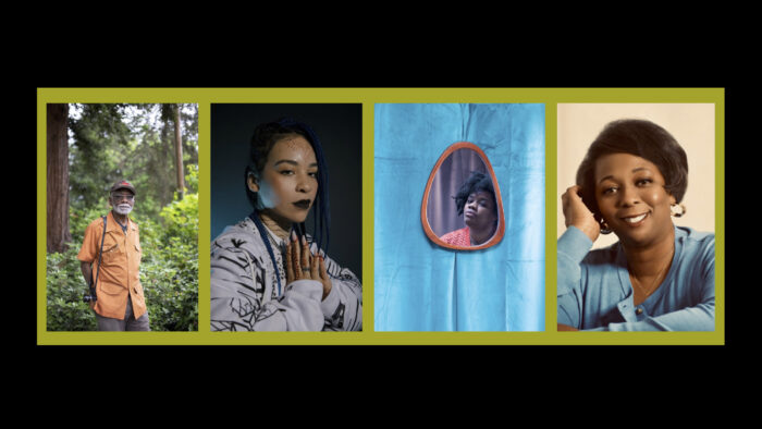 Unique headshots of four people.