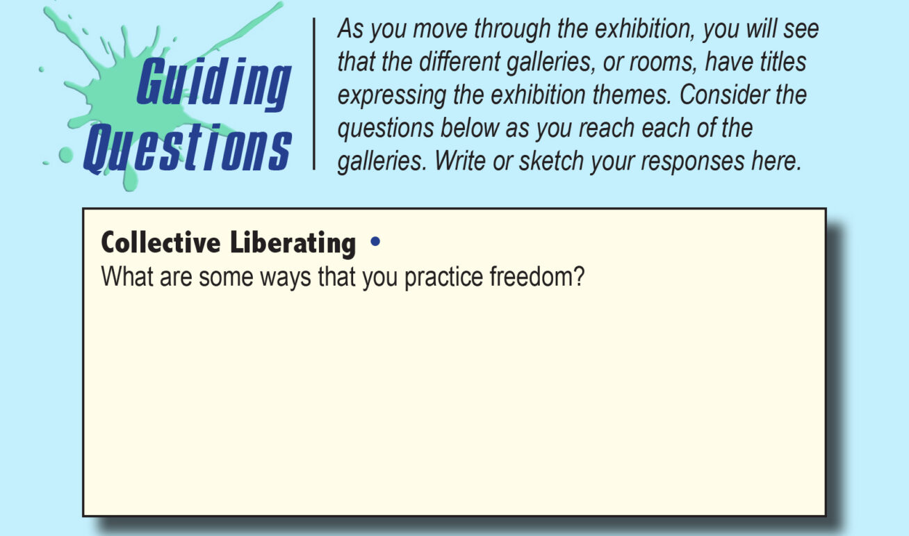 Page from Black Artists of Oregon activity guide