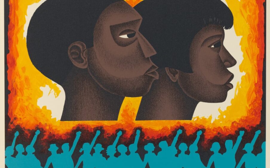 Poster for Elizabeth Catlett "A Second Generation, from For My People"