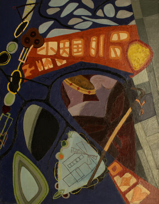 Yoshida Chizuko painting