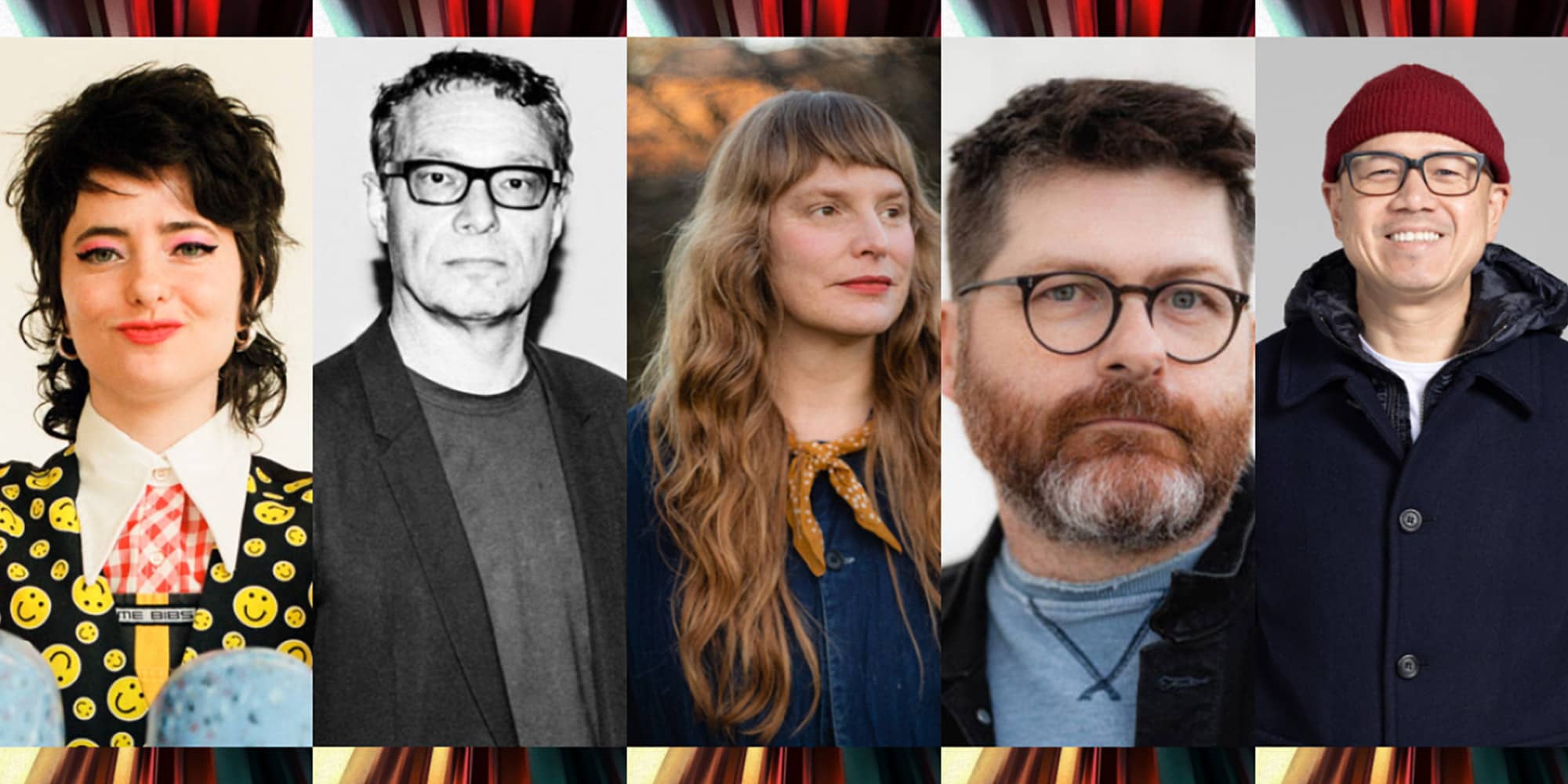 Headshots of five people.