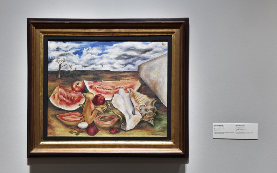 Still life of watermelon on a table