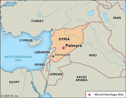Map of Syria