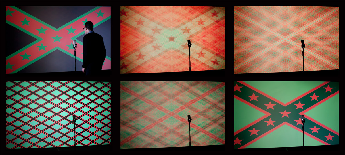 Hank Willis Thomas' artwork Black Righteous Space