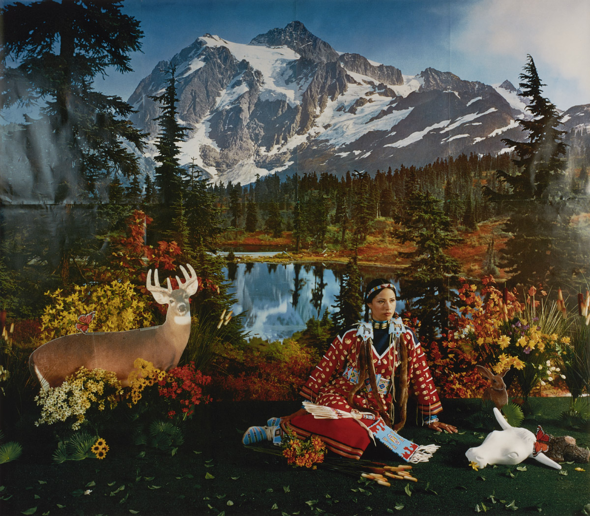 Wendy Red Star, Indian Summer, from the series Four Seasons, 2006, pigment print, Gift of Loren G. Lipson, M.D., 2017.25.1b