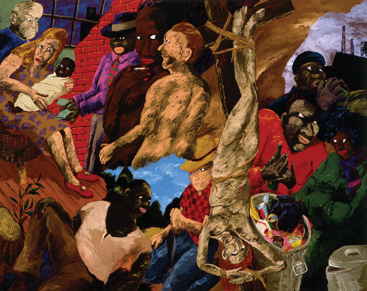 Robert Colescott painting