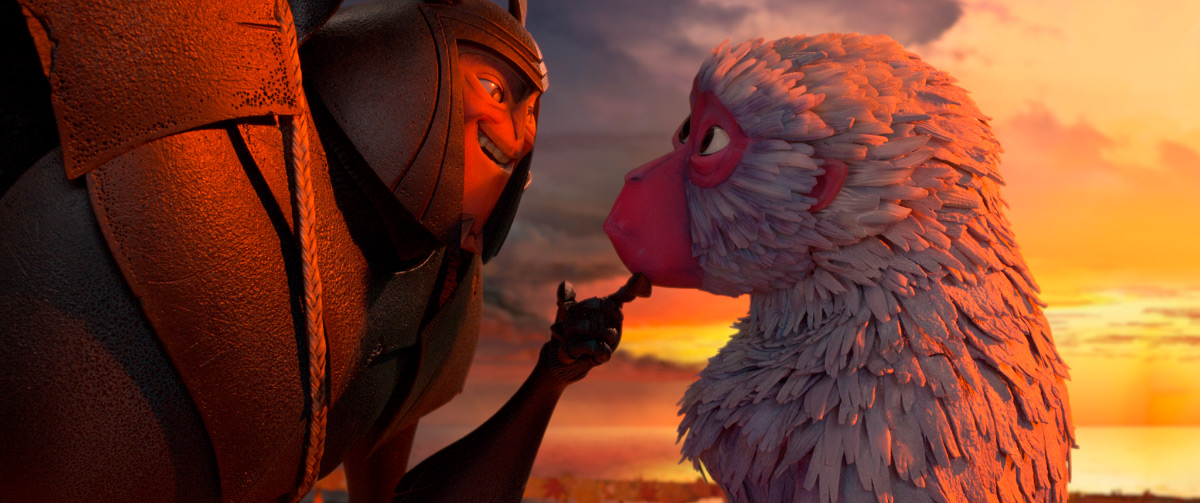 Film still from the animated movie Kubo and the Two Strings