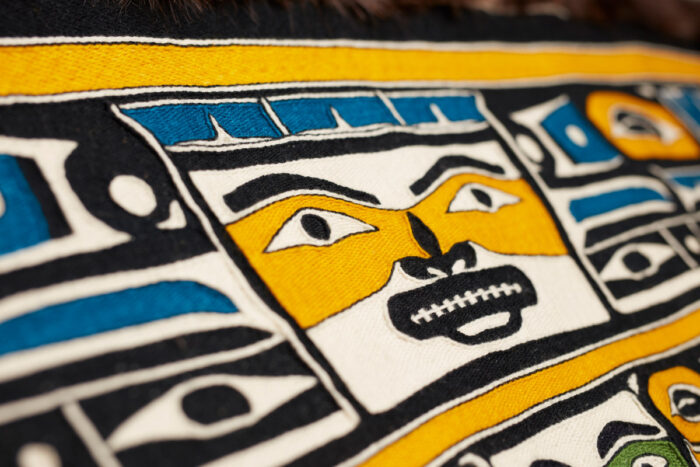 Detail of a Northwest Coast weaving