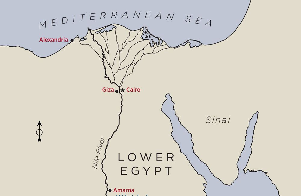 Map of ancient Egypt
