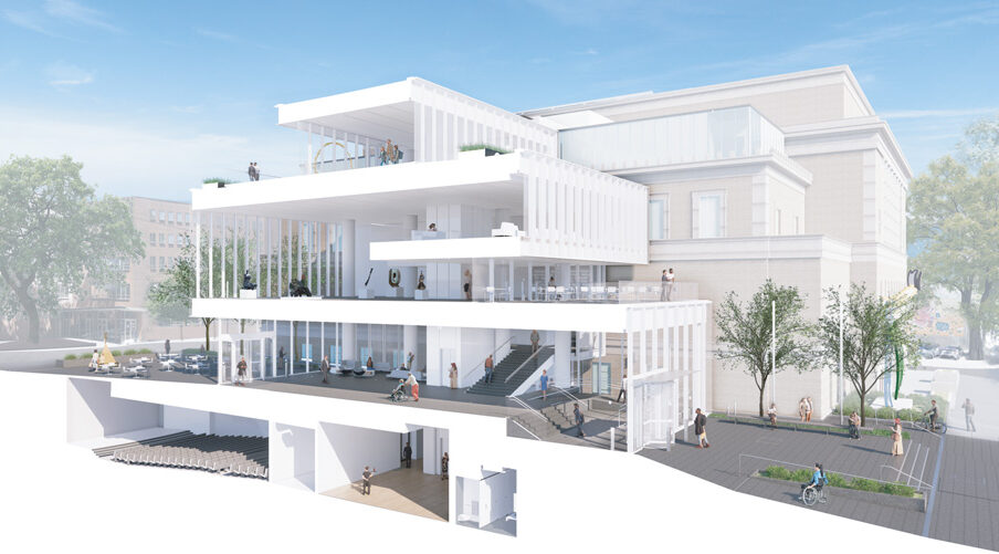 Rothko Pavilion side view