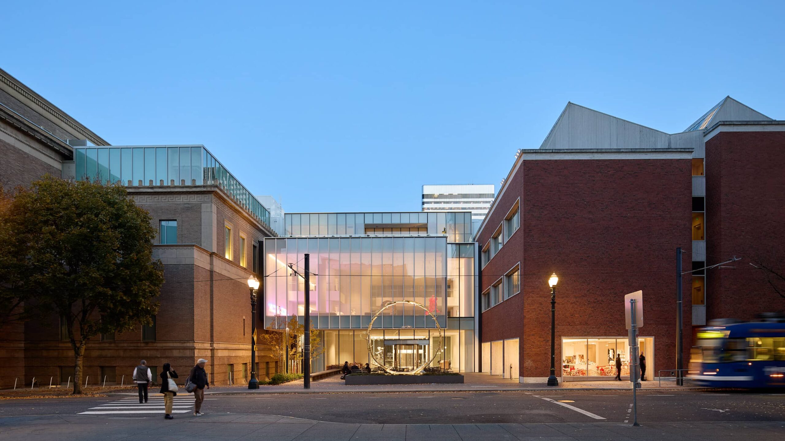 Exterior view of the Portland Art Museum.