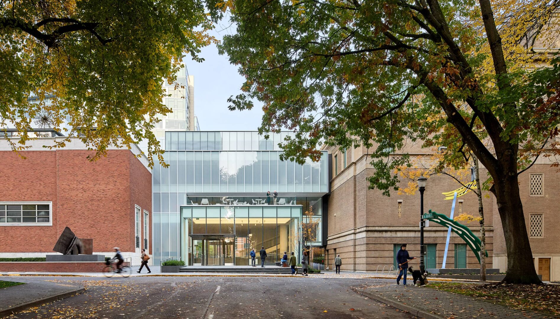 Exterior view of the Portland Art Museum.