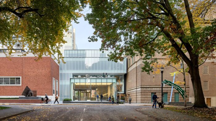 Exterior view of the Portland Art Museum.