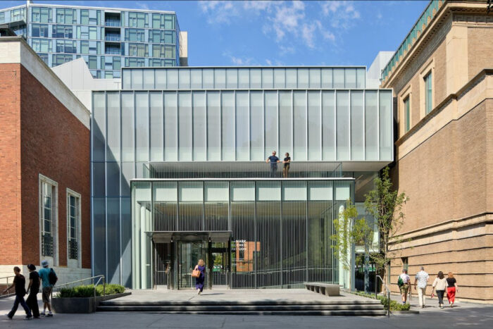 Photo of the Rothko Pavilion from the east side