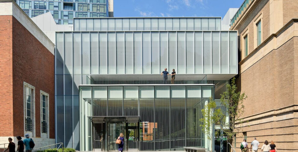 Photo of the Rothko Pavilion from the east side