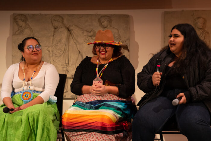 Voices Like Thunder, Brenna Two Bears,Ei-Shah Pirtle-Wright, Alma Tapio, 2022, NACF, Photo Credit_Robert Franklin